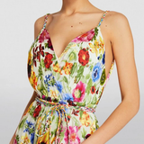 Samantha Floral Faux Wrap Dress