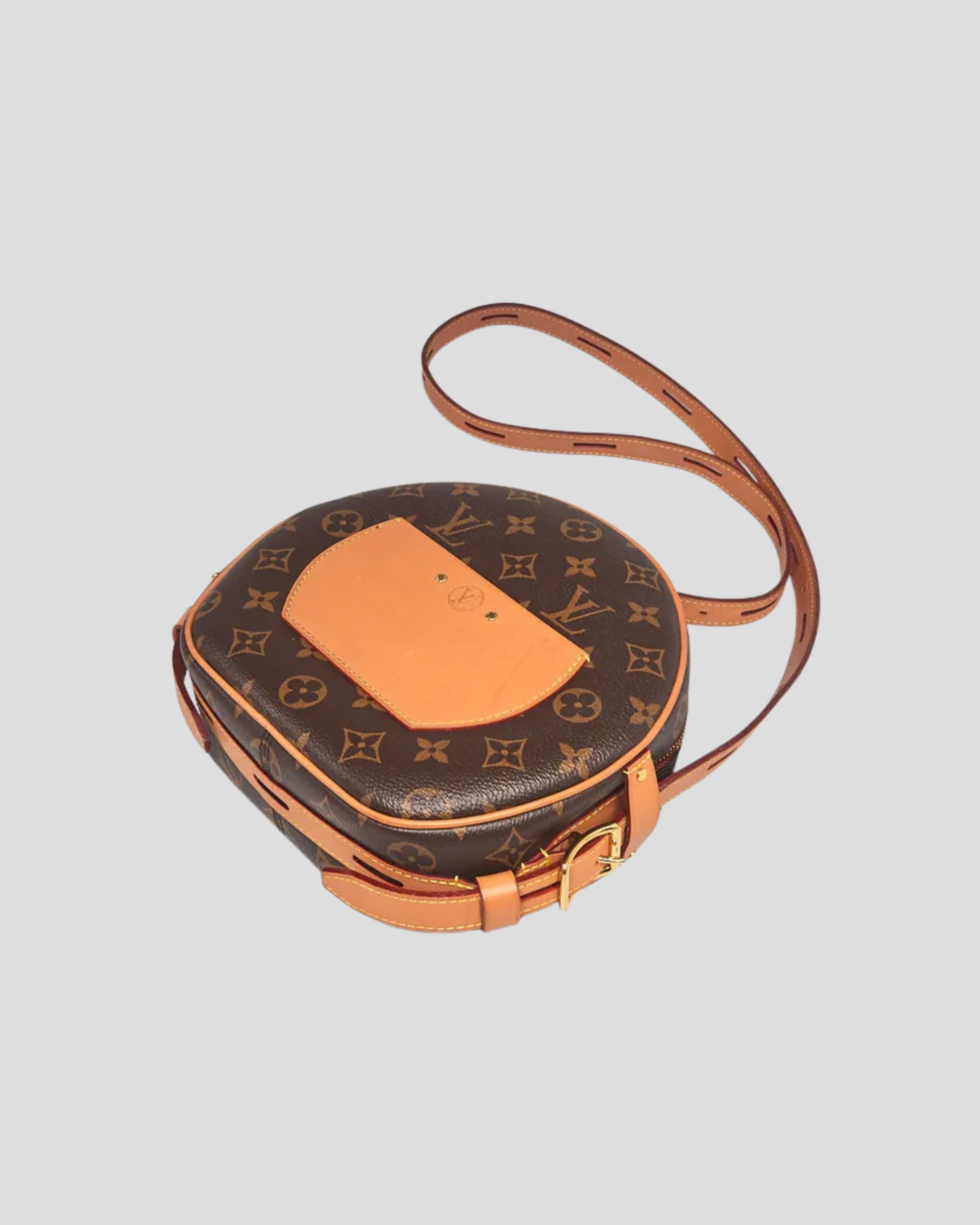 Louis Vuitton Boite Chapeau Souple MM monogram canvas crossbody bag with leather strap — Louis Vuitton | Endless UAE