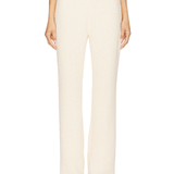 Cream boucle tank top and matching pants set with frayed hem details — SER.O.YA | Endless UAE