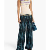 Striped Crochet-knit Tank