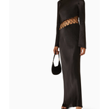 Arienzo Asymmetrical Maxi Dress