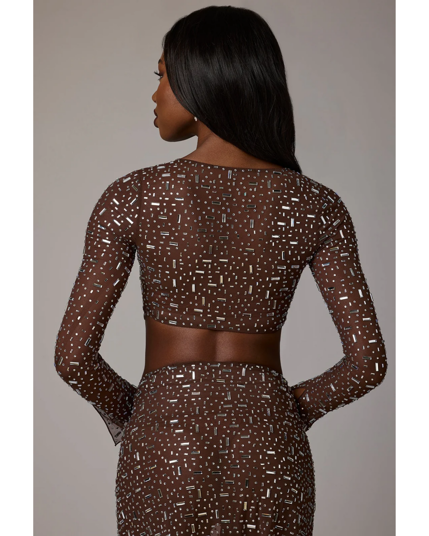 Sheer Embellished Co-ord Set