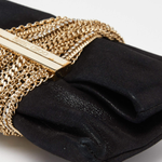 Silver chain tassel clutch with Jimmy Choo logo plate — Jimmy Choo | Endless UAE