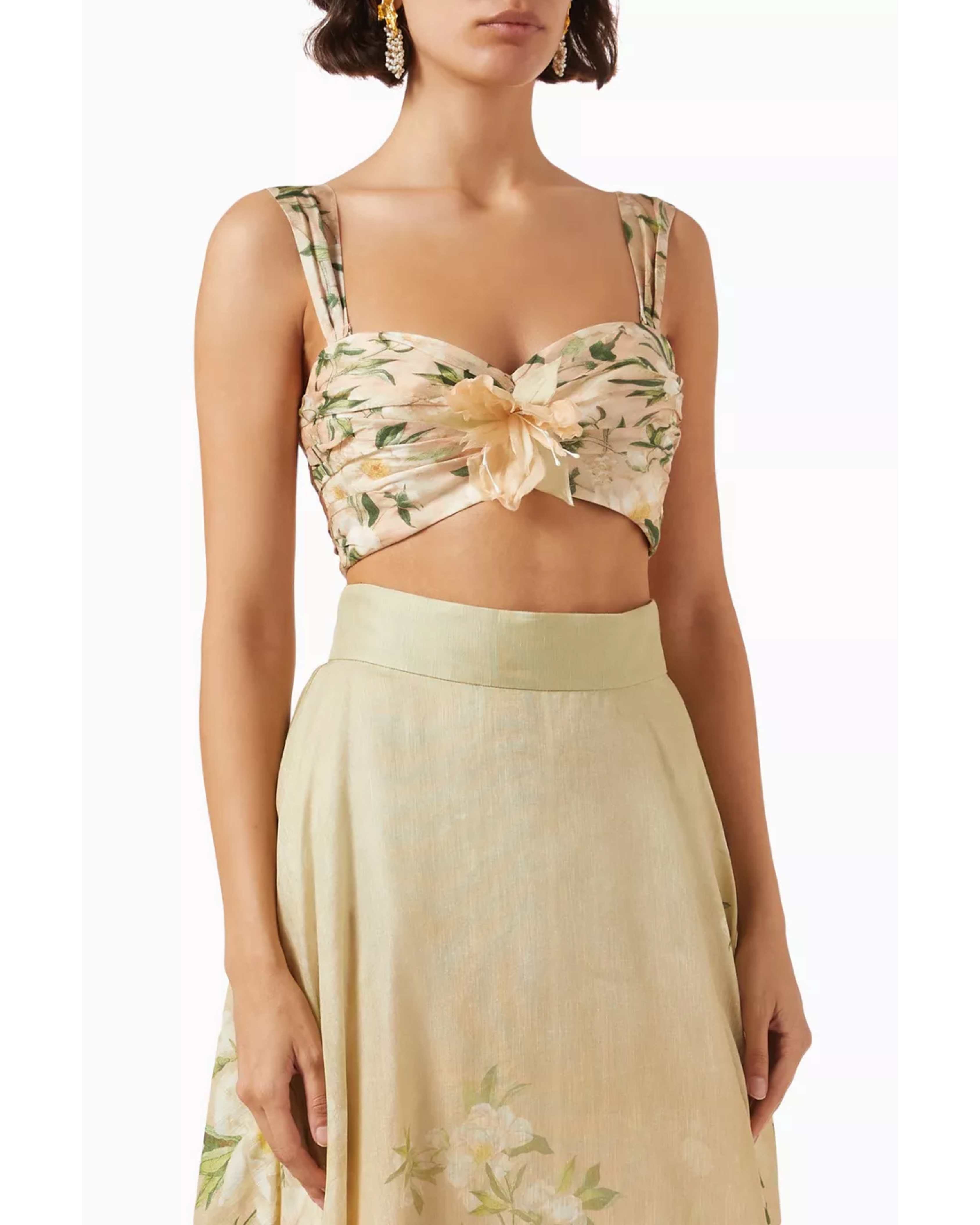 Floral Print Crop Top and Maxi Skirt Co-ord Set — Zimmermann | Endless UAE