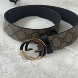 GG Belt With Interlocking G Buckle