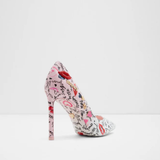Stessy 2.0 white stiletto heel with red lips and romantic print pattern — Aldo | Endless UAE