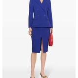 Double-breasted Peplum Blazer