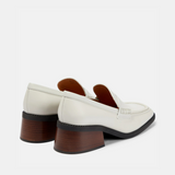 Leather Loafer Pumps