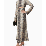 Sly Serpent Cut-out Maxi Dress