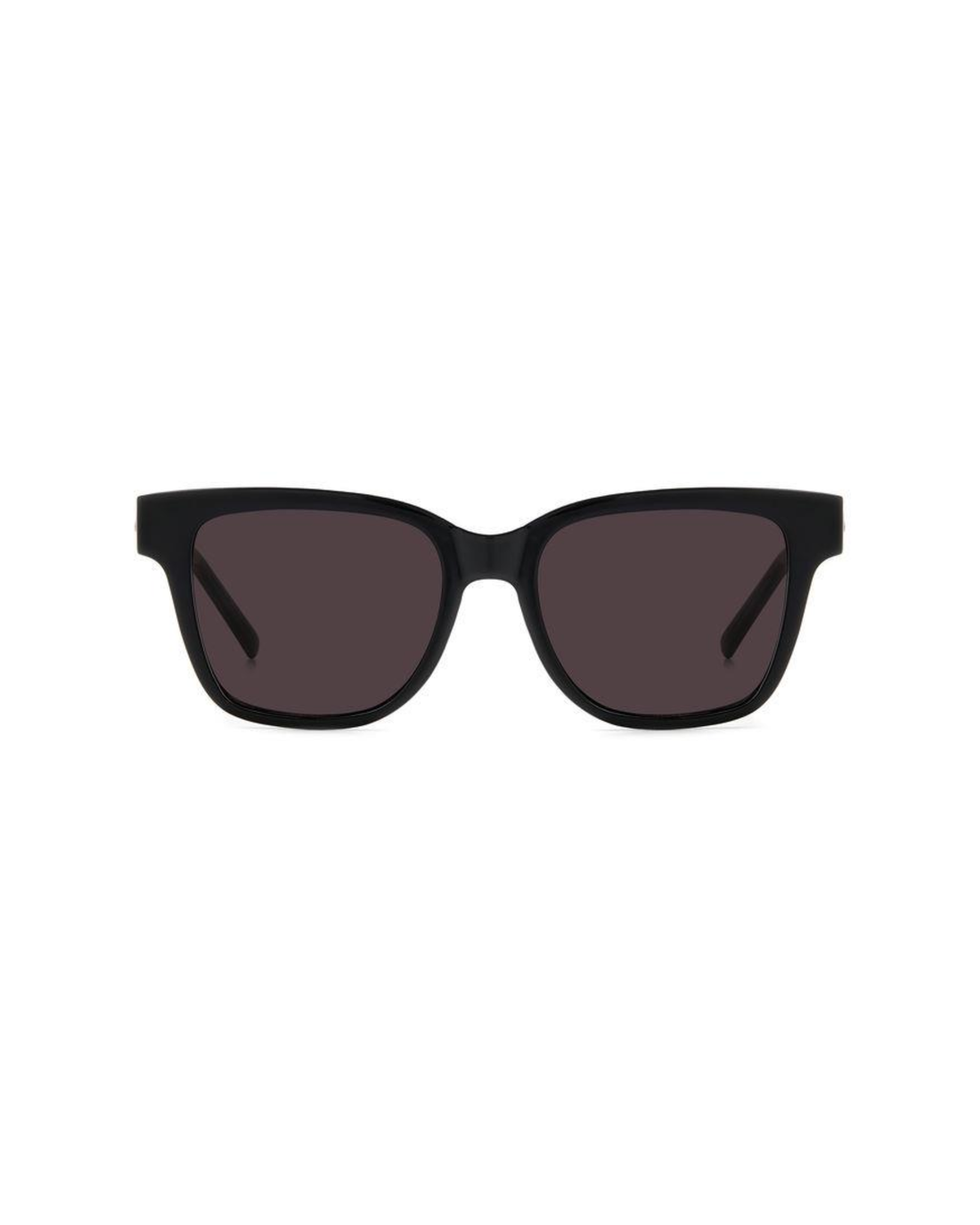 Black square-frame sunglasses with dark tinted lenses and thick acetate temples — Missoni | Endless UAE