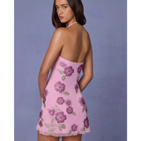 Galene Sequin-Embellished Halterneck Mini Dress