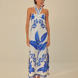 Off-white Yard Sleeveless Maxi Dress