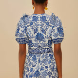 Off-white Shell Garden Organic Cotton Romper