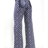 Monogram Denim Trousers