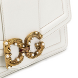 White Leather DG Amore Bag