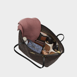 Black leather tote bag with dual handles and Coach branding — Coach | Endless UAE