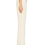 Cream boucle tank top and matching pants set with frayed hem details — SER.O.YA | Endless UAE