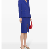 Double-breasted Peplum Blazer