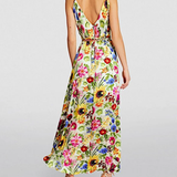 Samantha Floral Faux Wrap Dress