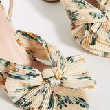 Camellia Floral Bow Sandals
