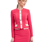 Fuschcia Jacket and Skirt Duo
