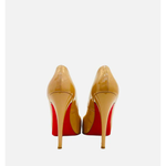 Nude Patent Leather Peep Toe Pumps — Christian Louboutin | Endless UAE