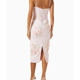 Kayla Floral Lace Midi Dress