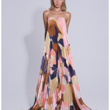 Black Tie Gown Pleated