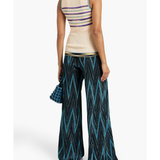 Striped Crochet-knit Tank