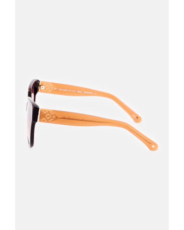 Tortoiseshell butterfly sunglasses with gradient pink lenses and oversized cat-eye frames — Kate Spade | Endless UAE