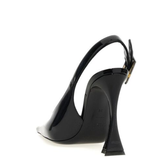 Dune Leather Slingback Pumps