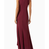 Floral-applique Maxi Dress