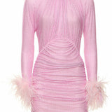 Embellished Mini Dress