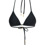 Noir Snake Charmer Black Triangle Bikini Top