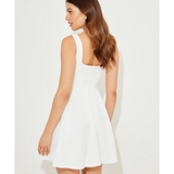 The Ultimate Muse High Waist Square Neck Mini Dress