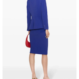 Double-breasted Peplum Blazer