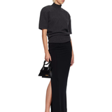 Black leather Knot Chiquito bag with curved handles and gold branding — Jacquemus | Endless UAE