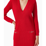 Rib-knit Mini Dress in Viscose