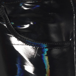 High-rise skinny PVC pants in black — Junya Watanabe | Endless UAE