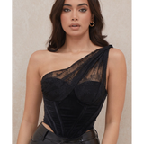 Issa Velvet Lace Corset
