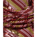 Harriet burgundy sequined mini dress with black velvet collar and cutout details — RIXO | Endless UAE