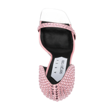 Pnk Crystal Sandals