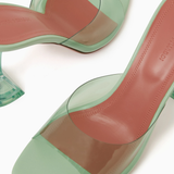 Lupita 95 Mules in PVC