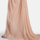 Victoria Gathered Silk Gown