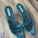 5 Strings Strappy Mid Heel Mule - Endless - UAE Rental and Resale for Women's Fashion
