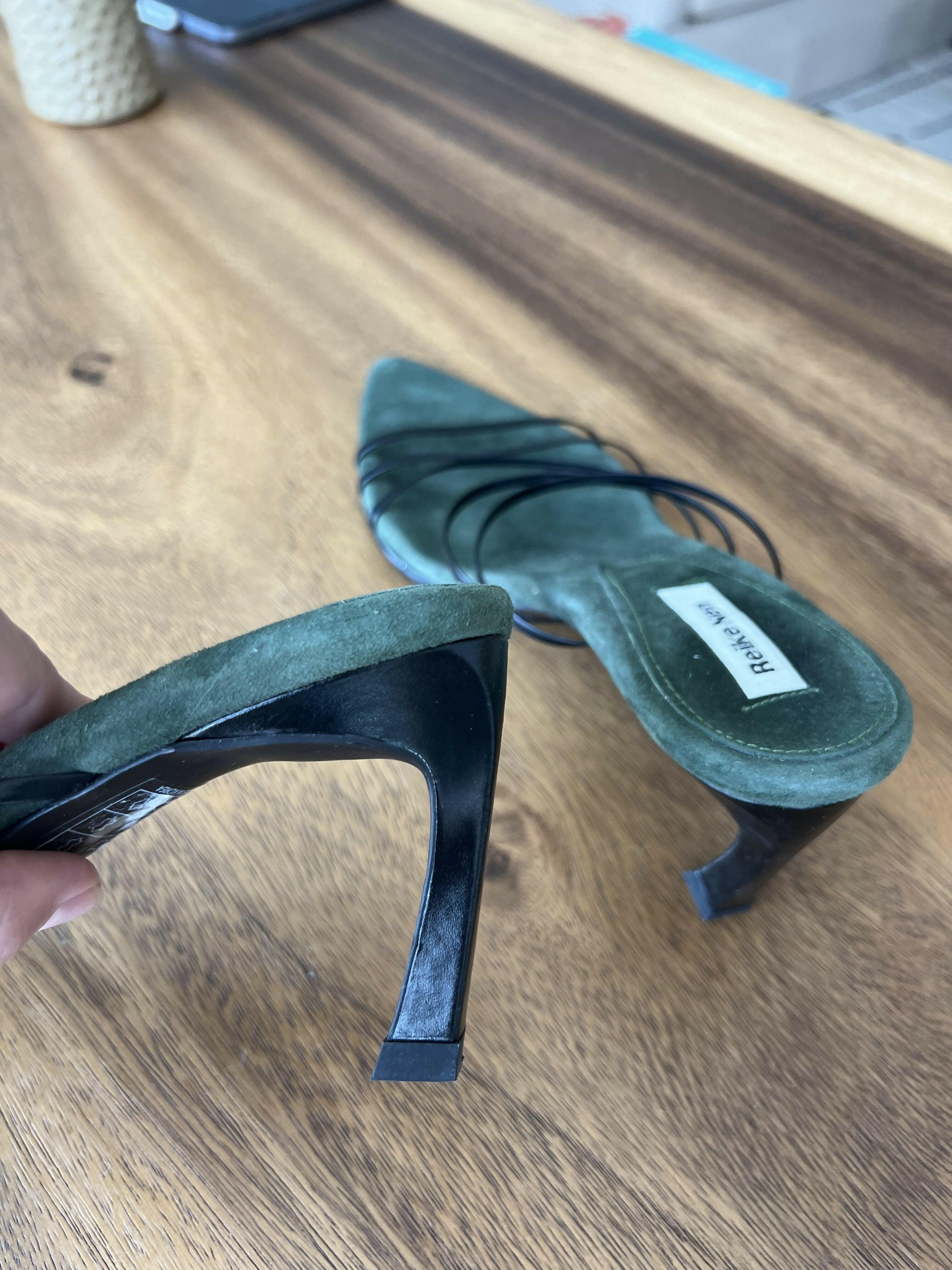 5 Strings Strappy Mid Heel Mule - Endless - UAE Rental and Resale for Women's Fashion