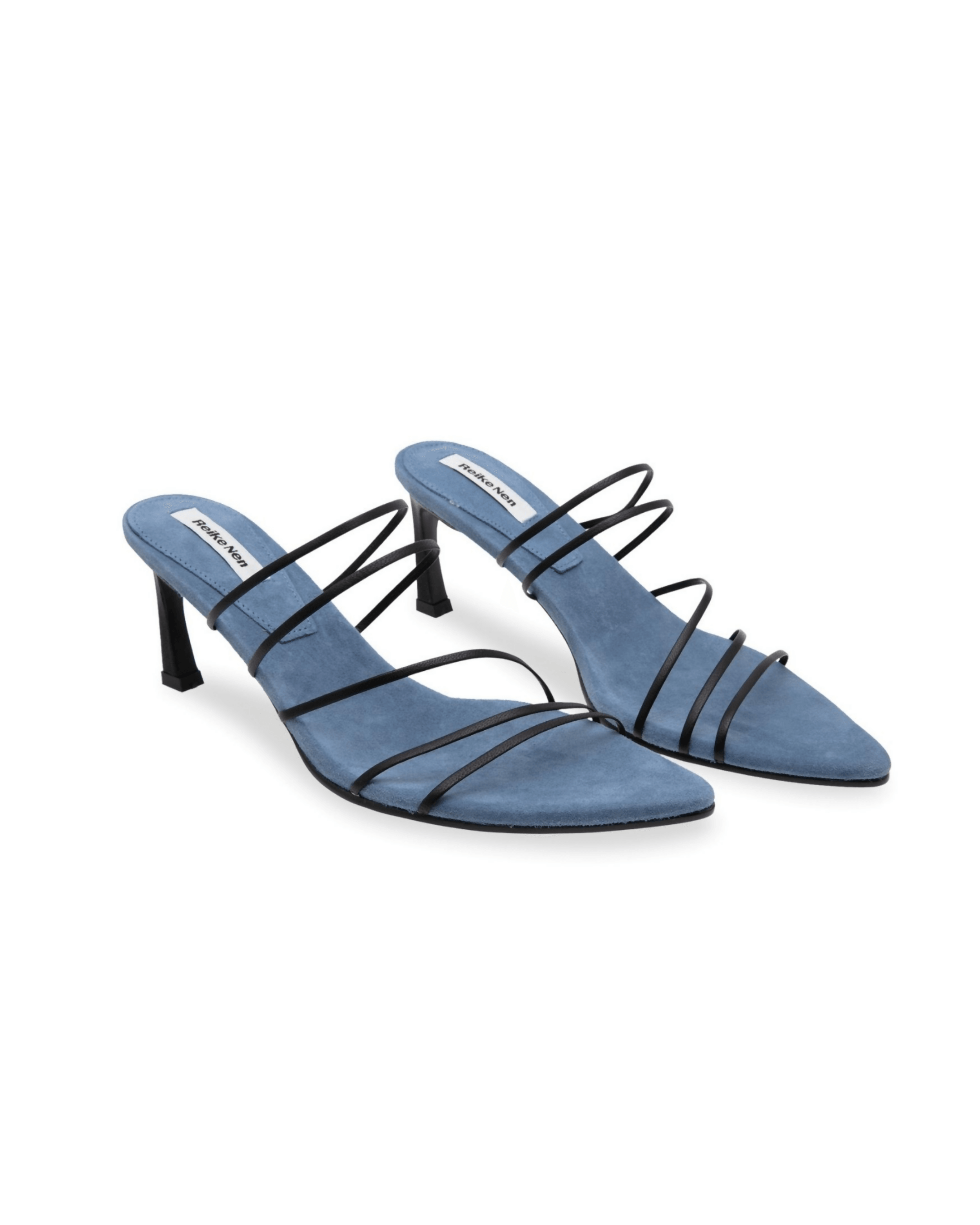 5 Strings Strappy Mid Heel Mule - Endless - UAE Rental and Resale for Women's Fashion