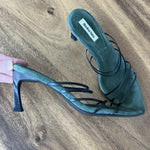 5 Strings Strappy Mid Heel Mule - Endless - UAE Rental and Resale for Women's Fashion