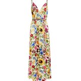 Samantha Floral Faux Wrap Dress