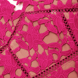 Magenta Azaelea Lace Dress